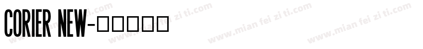 Corier New字体转换